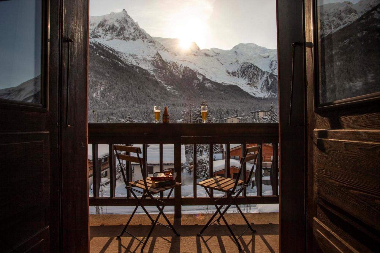 Habitación Doble con balcón y vistas al Mont Blanc - 2 camas