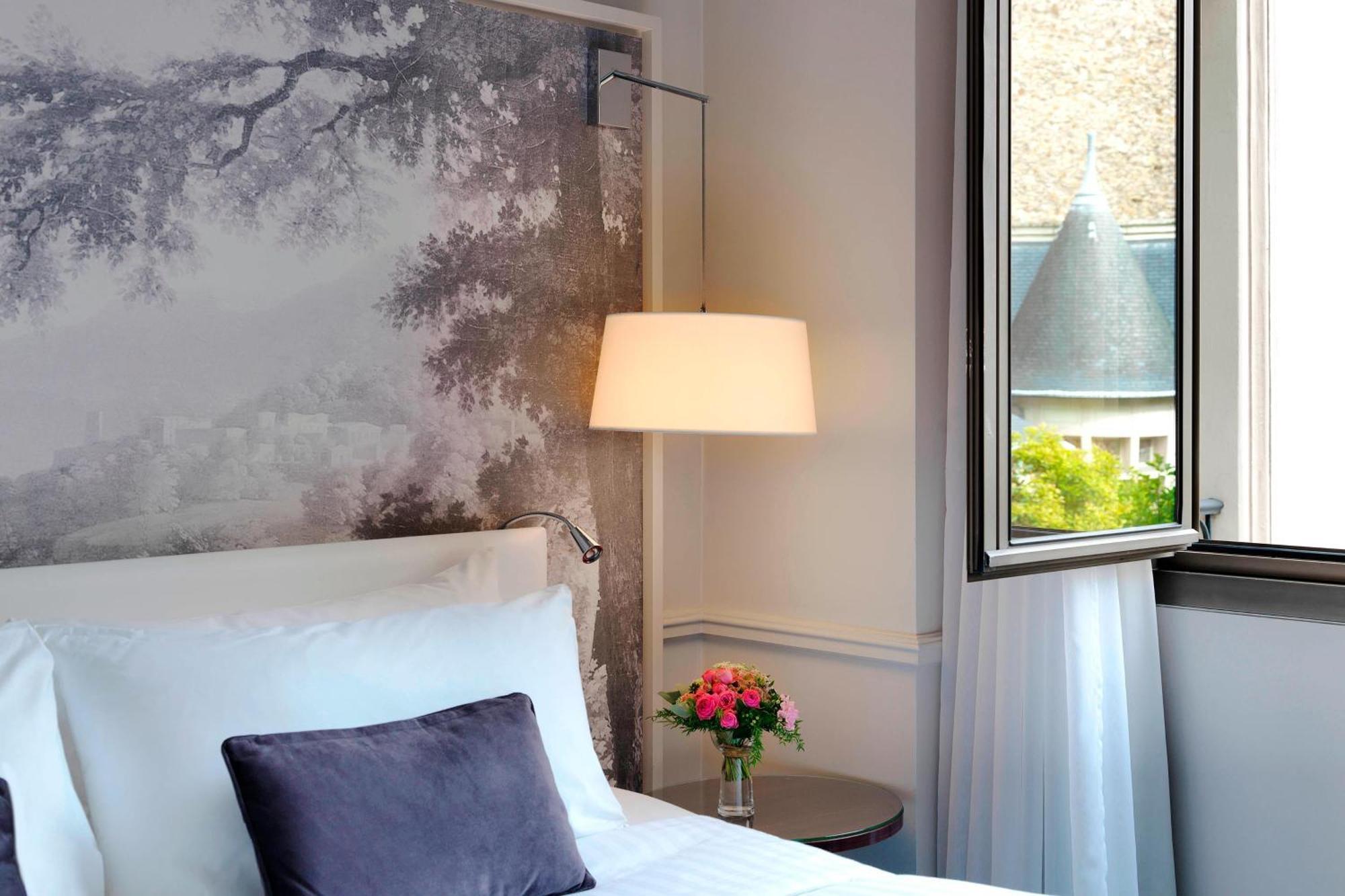 Habitación Deluxe con cama grande y vistas al jardín