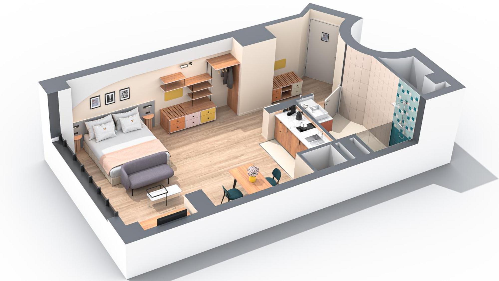 Premium Studio 30m²