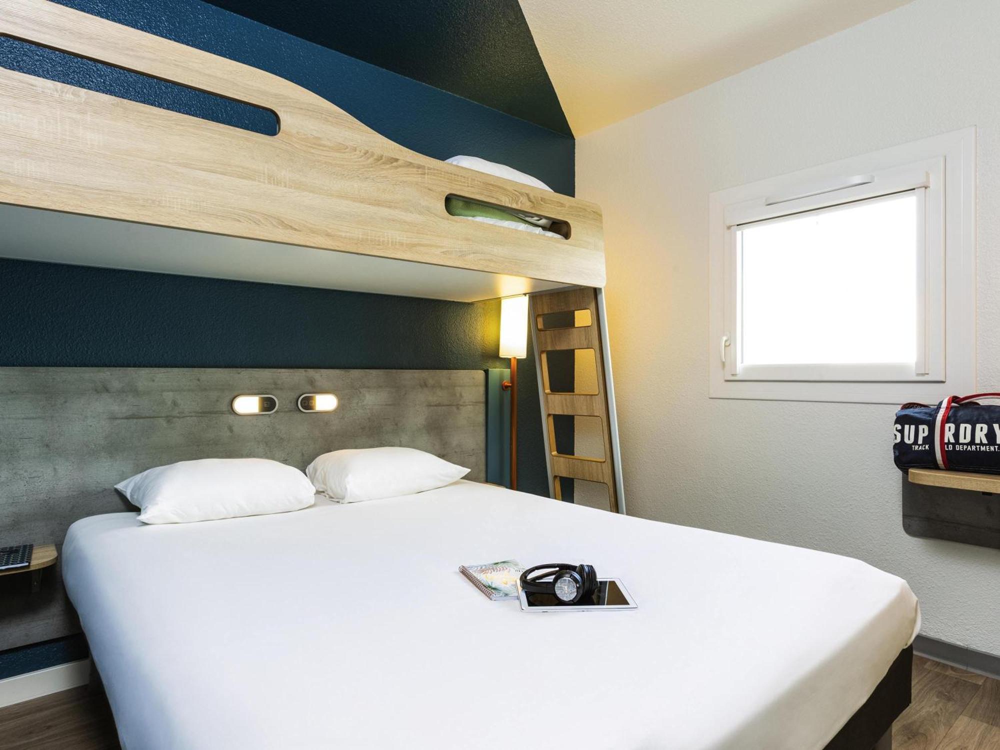 Triple Room with One Double Bed and One Bunk Bed