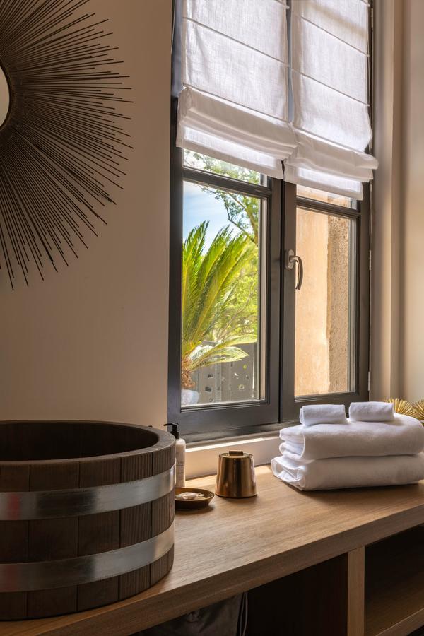 Doppelzimmer mit Terrasse und Zugang zum Spa